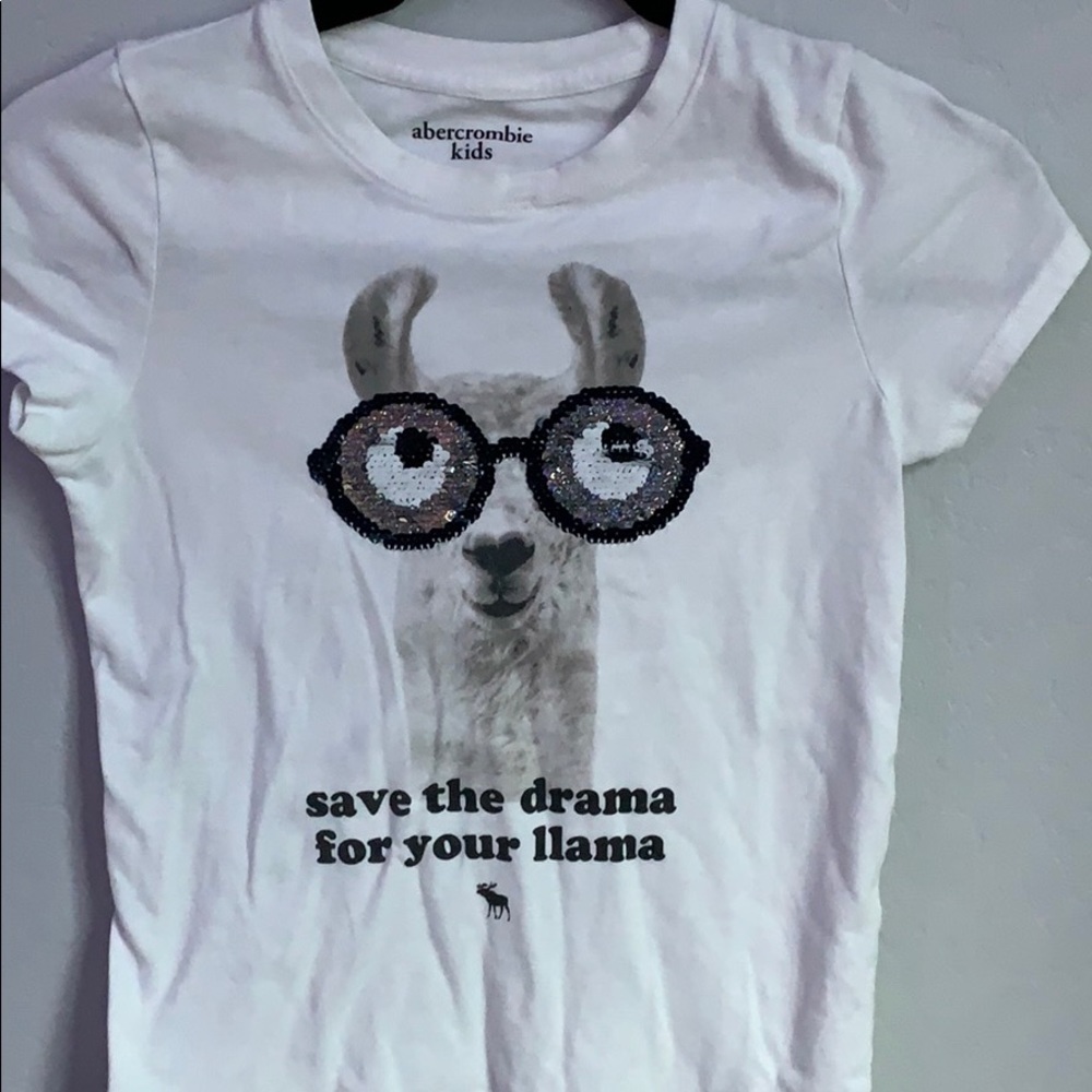 girls Abercrombie kids sequence shirt